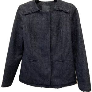 NWT Banana Republic Tweed Blazer Shimmer Button Down Size 2